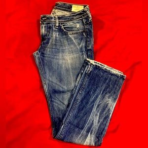 Diesel Jeans, straight, blue jeans, 26W-30L